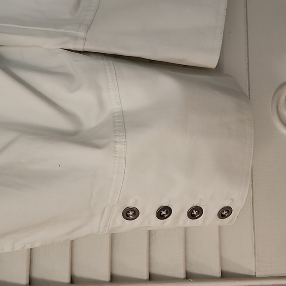 Cotton blend capri pant white size 16 new with tags - Picture 4 of 6